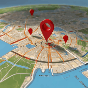 3d rendering realistic location map pin gps pointer markers gps location symbol maps and navigation _ Premium AI-generated image_waifu2x_photo_noise3_scale